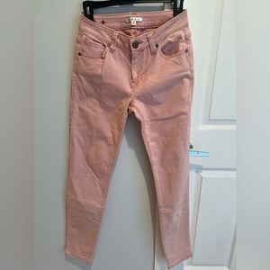 CAbi pink skinny jeans, size 2